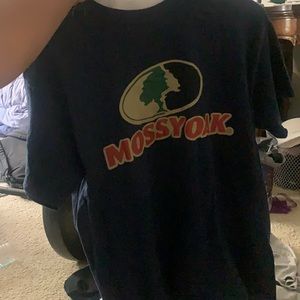 “MOSSY OAK” Navy Blue Unisex Tee